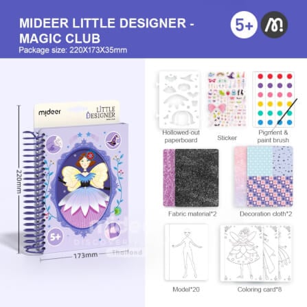 ชุดออกแบบดีไซน์เนอร์ตัวน้อย Mideer MD2203_12